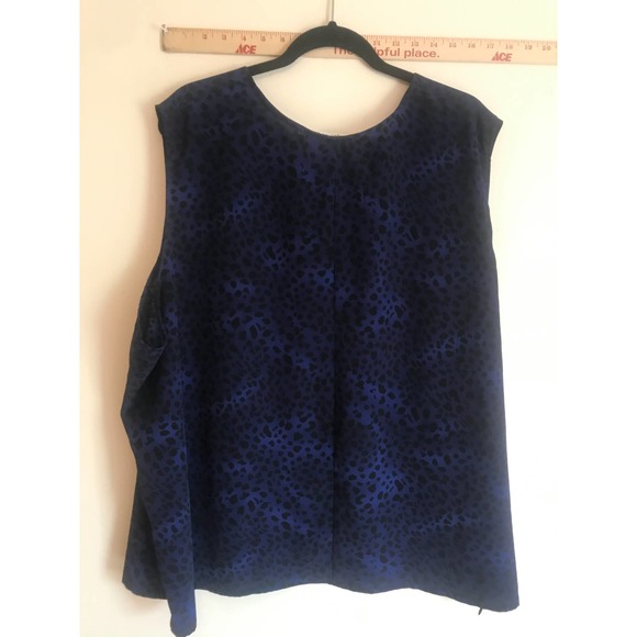 Vintage PT Style 4x Blue Blouse - Picture 3 of 4